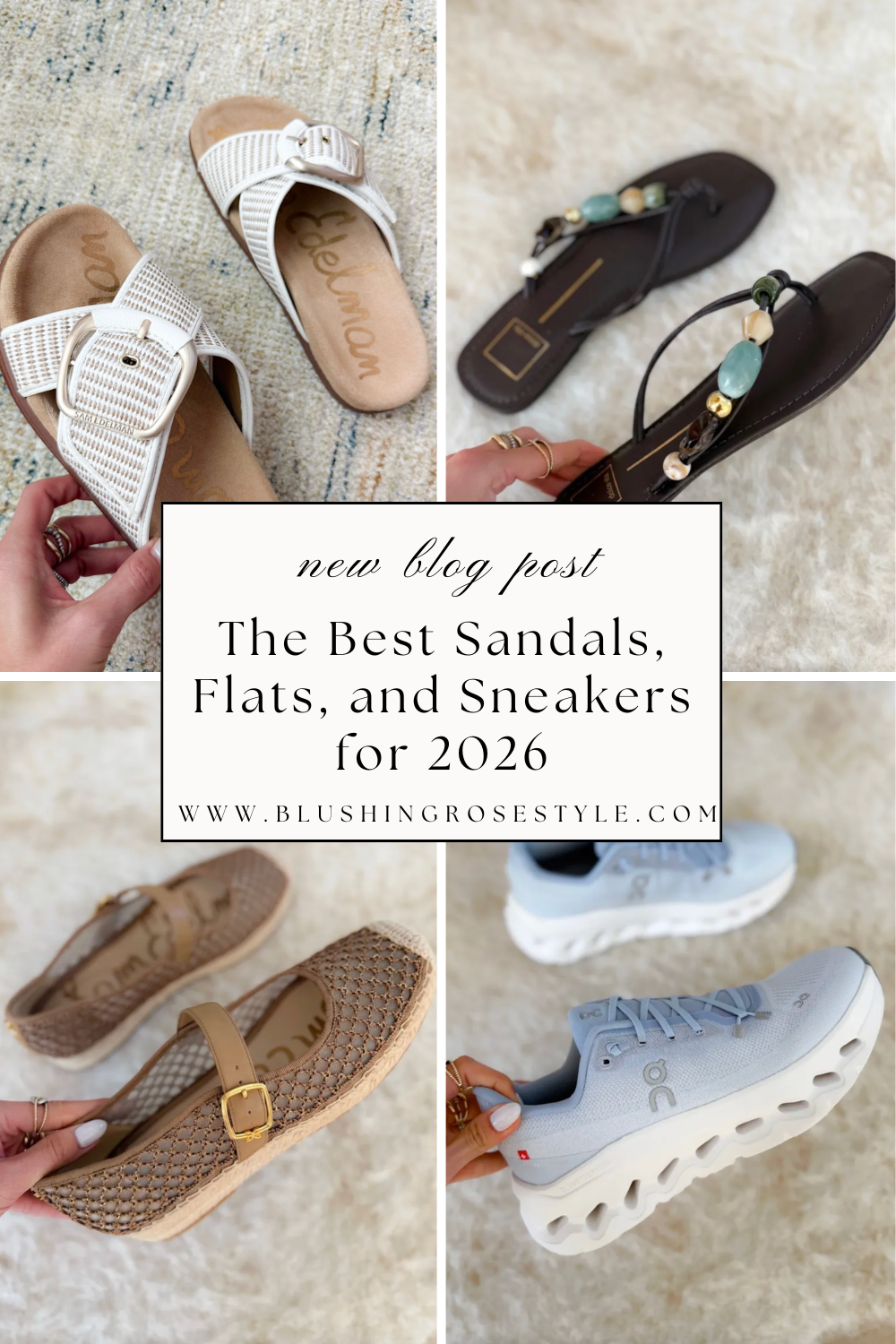 spring shoes 2026, summer shoes 2026, best sandals for women, comfortable sandals, everyday sandals, summer outfit shoes, spring outfit shoes, woven flats trend, jelly sandals trend, designer inspired sandals, affordable sandals, neutral shoes women, casual sneakers women, on cloud sneakers women, travel shoes women, versatile shoes women, comfortable flats women, elevated sandals